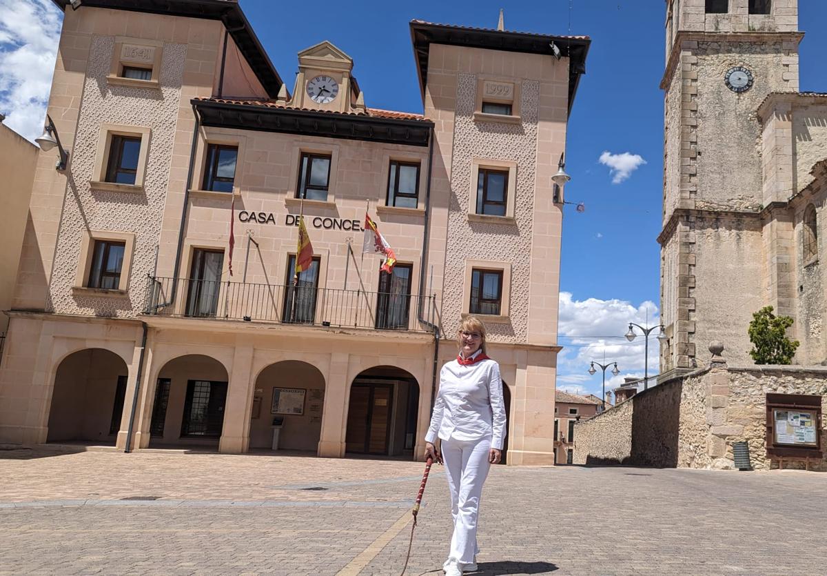 Ana Rosa Zamarro, alcaldesa de Cantalejo. E