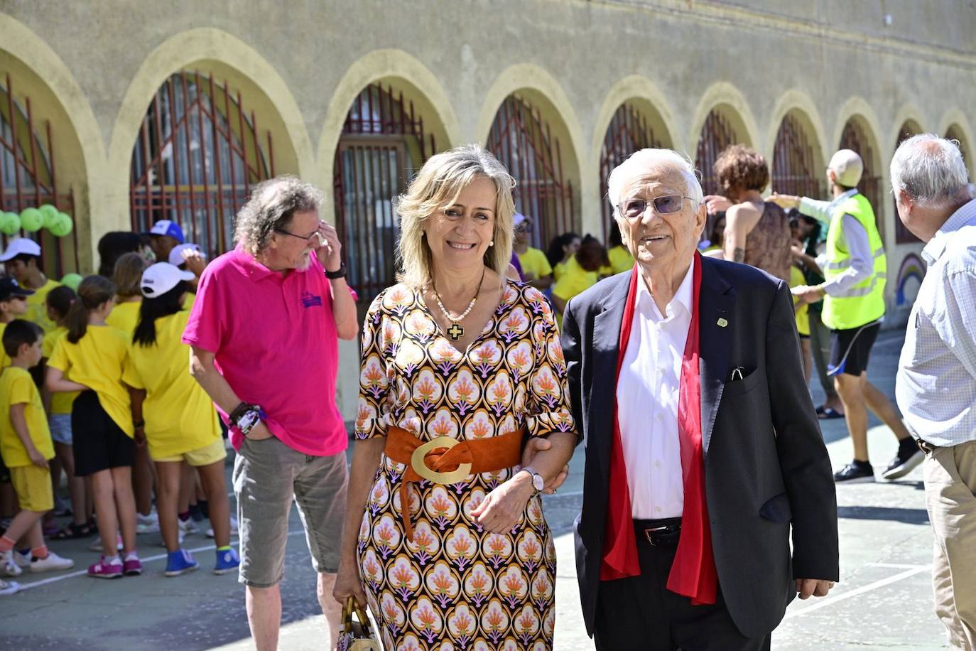 La visita del Padre Ángel a Astudillo