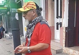 Manuel Martínez Quintas, tras salir de la cárcel en 2017.