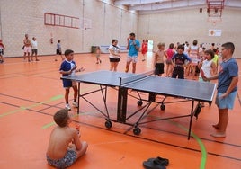 Baltanás celebra el ya clásico Torneo de Ping-Pong