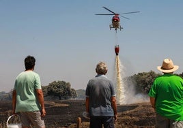 Incendio en Campillo de Azaba.