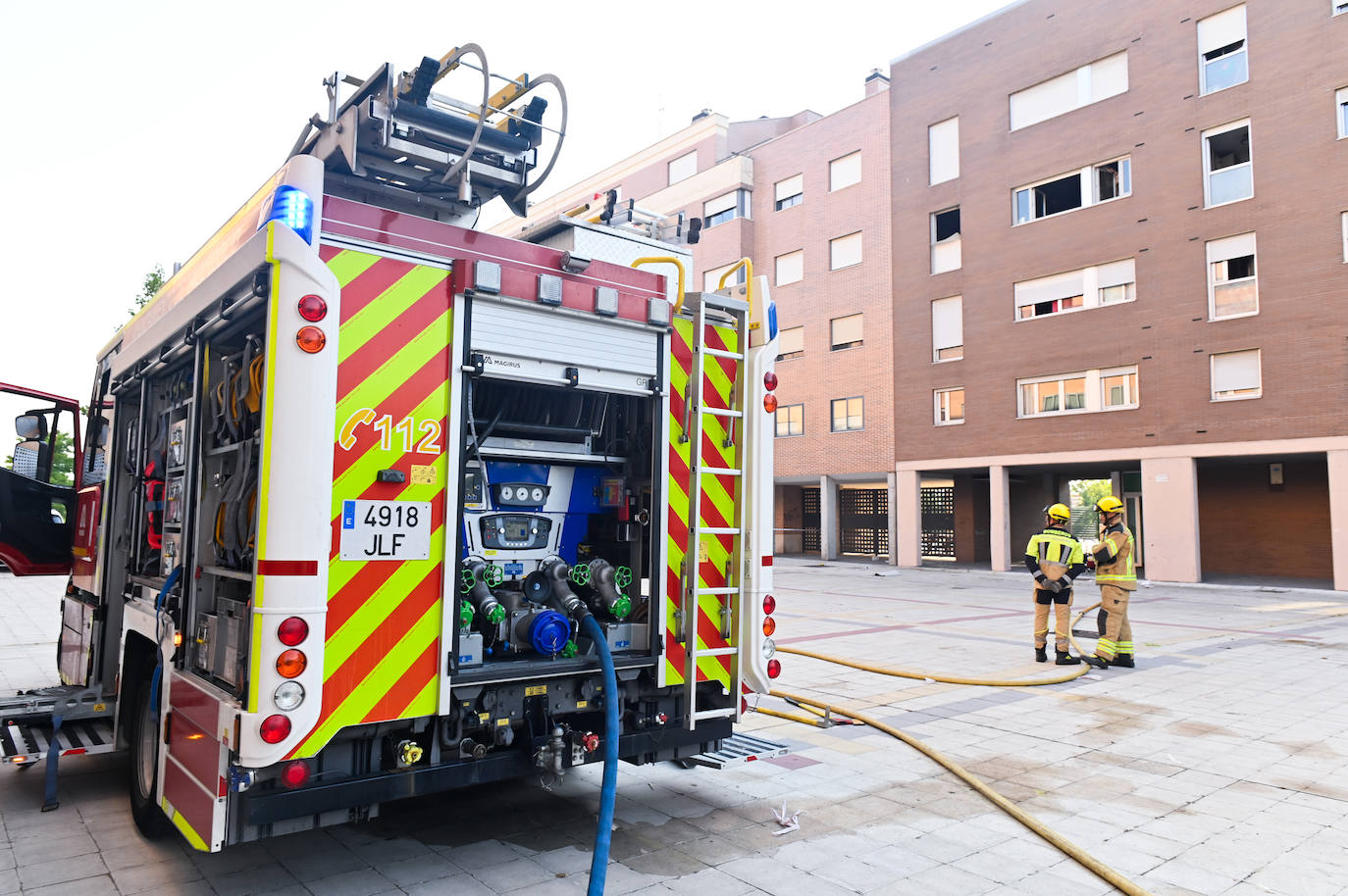 Encuentran muerta a una mujer con signos de violencia en una vivienda incendiada en Valladolid