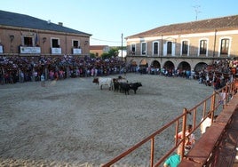 Plaza de toros de La Seca, el pasado 4 de agosto.