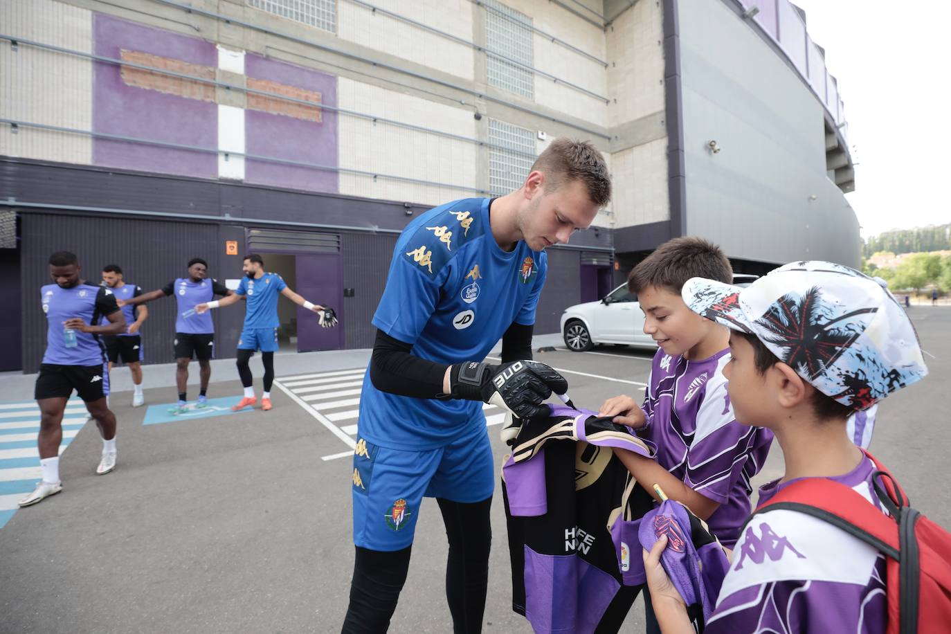 Imágenes del entrenamiento del Real Valladolid