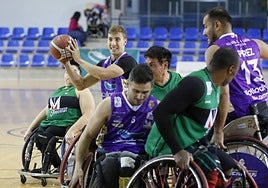 Fotografía del partido entre el Fundación Aliados y el Meranini Juventut.