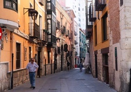 La calle Correos de Valladolid.