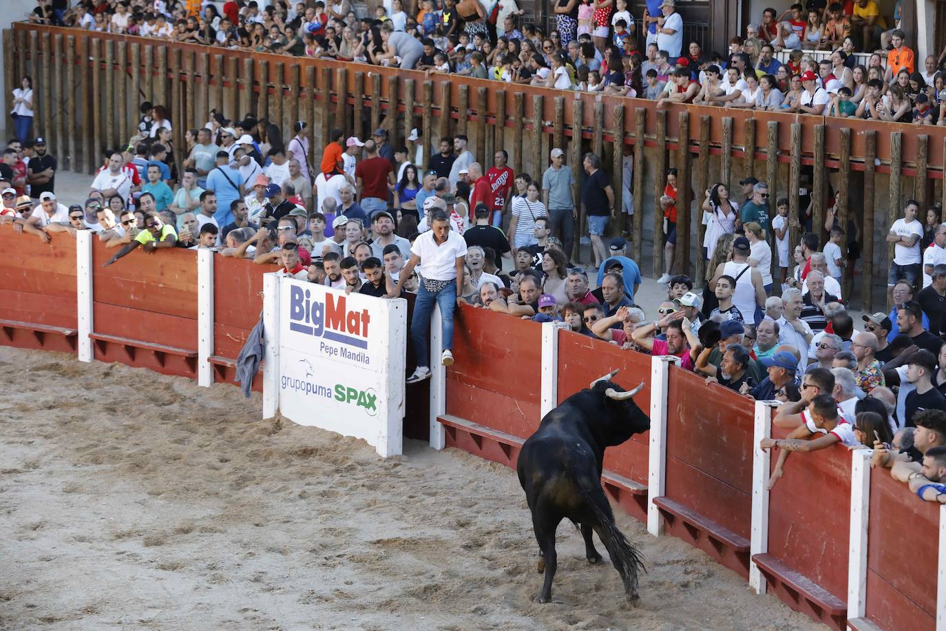 Entretenimiento y espectáculo para inaugurar la fiesta de Peñafiel