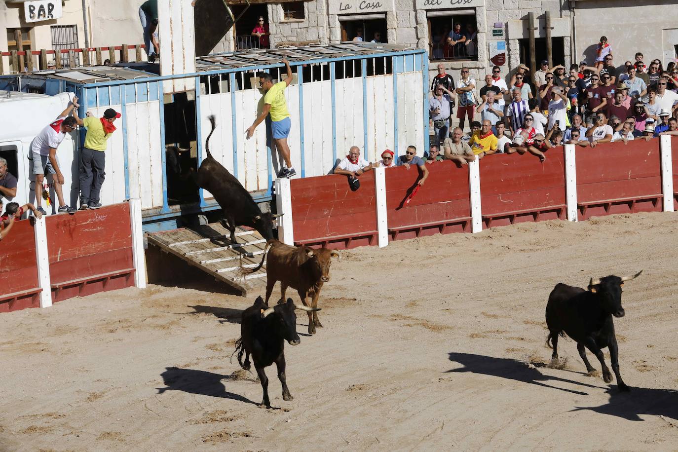 Entretenimiento y espectáculo para inaugurar la fiesta de Peñafiel