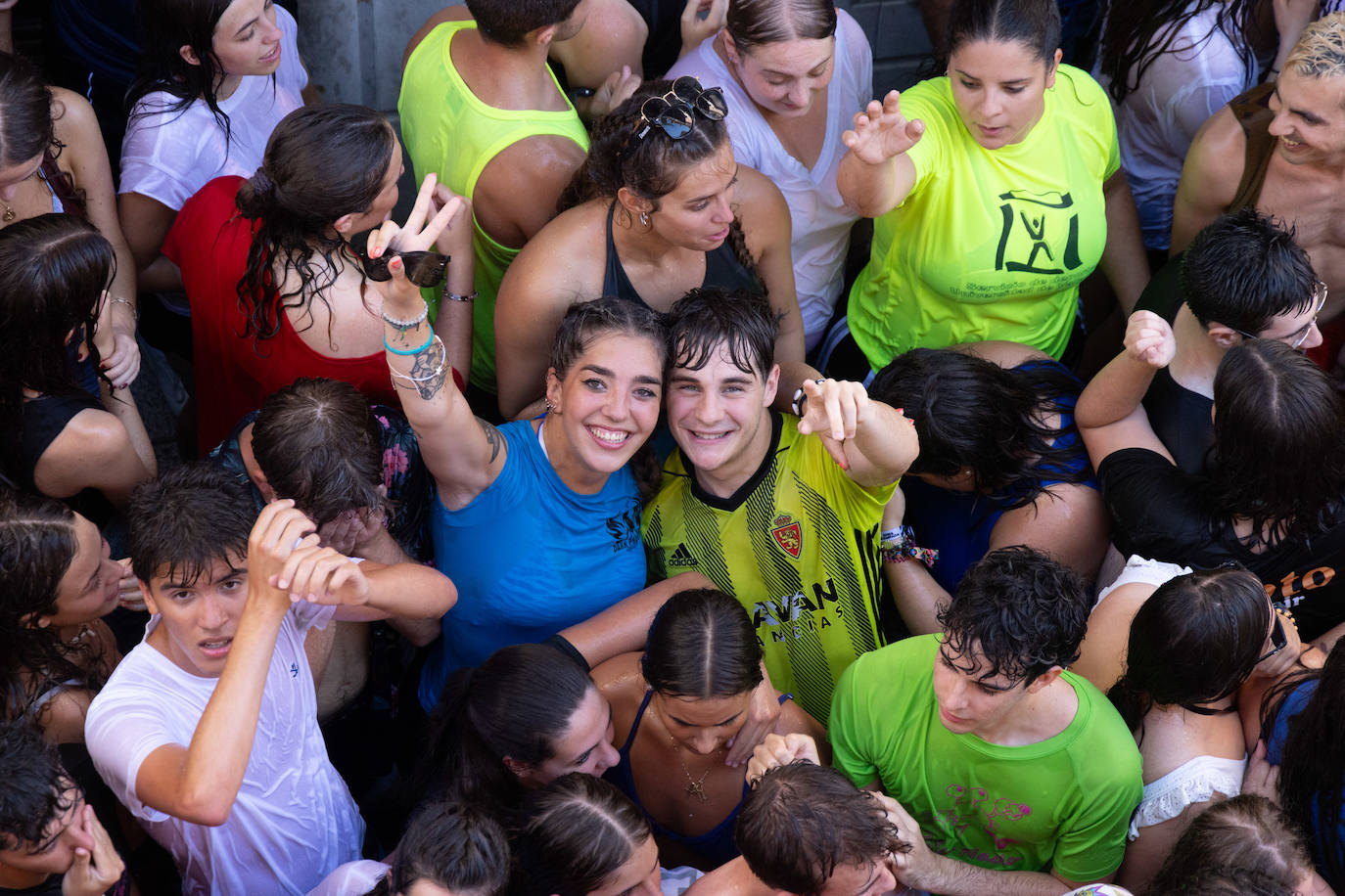 Todas las imágenes del multitudinario primer chúndara en las fiestas de Peñafiel 2024