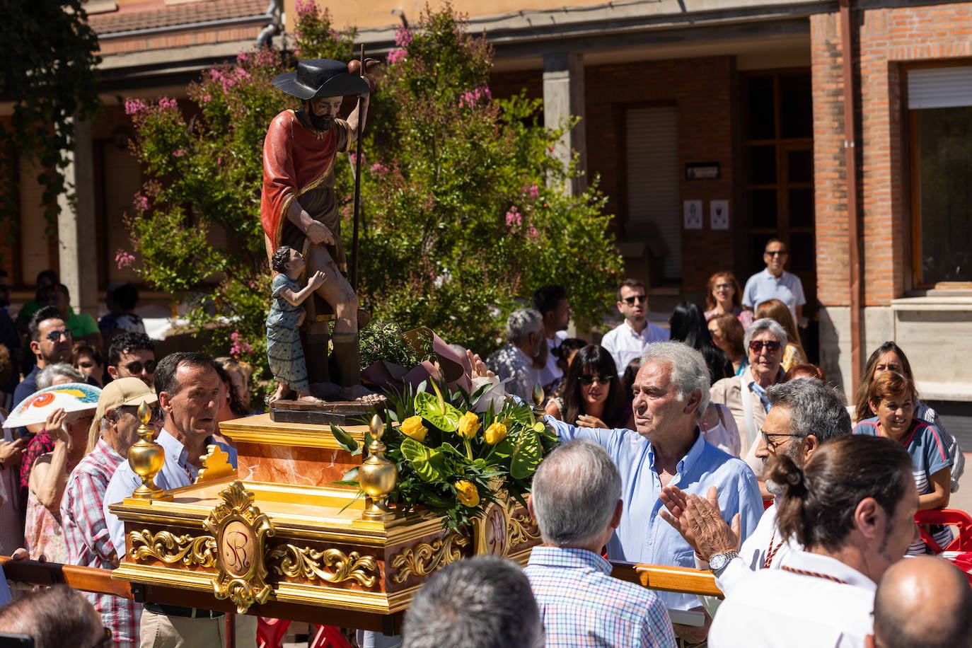 La procesión de Viana de Cega en imágenes