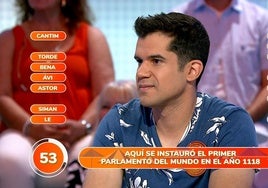 Imagen del concurso de televisión.