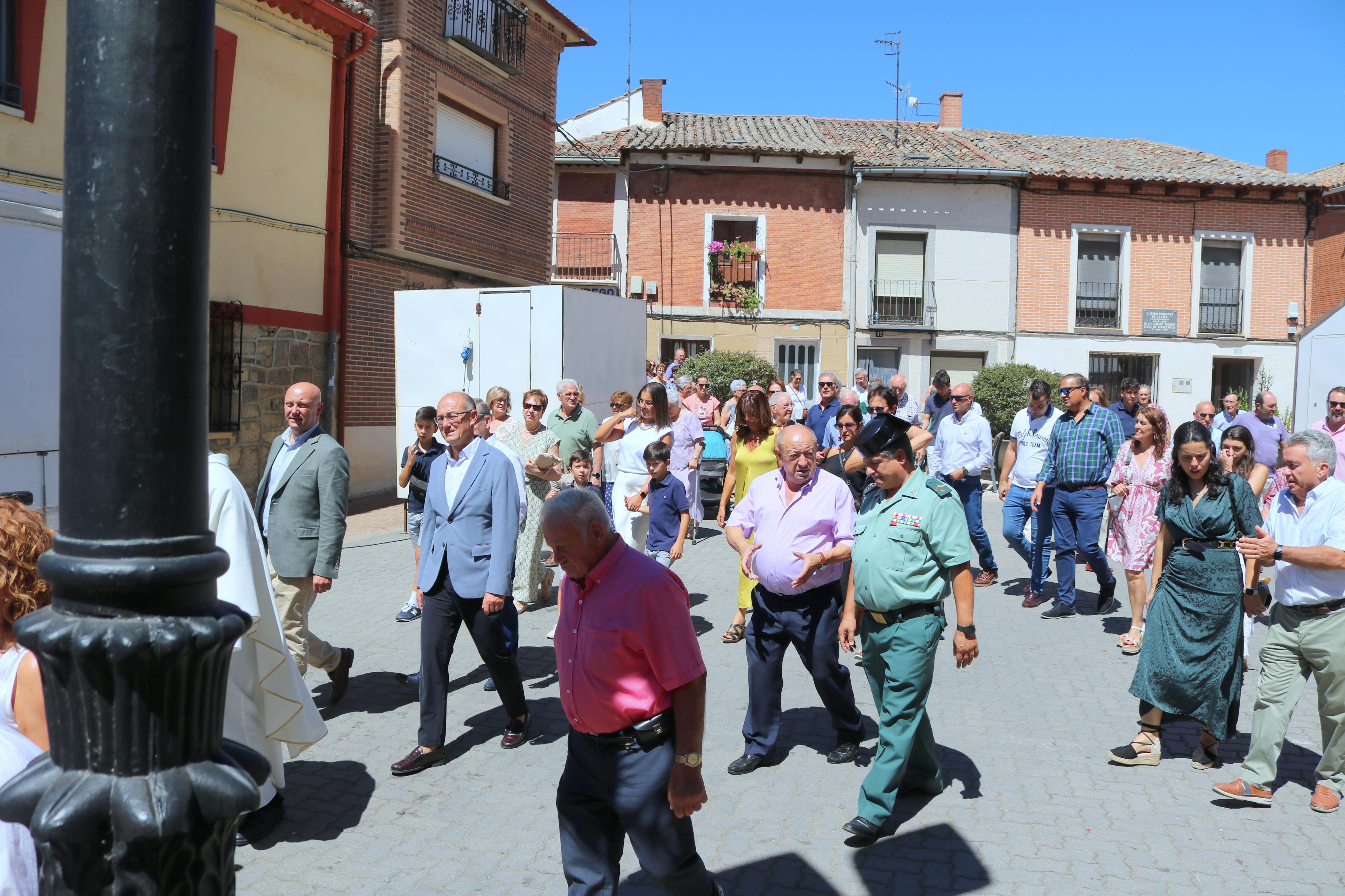 Procesión en honor a San Roque en Torquemada