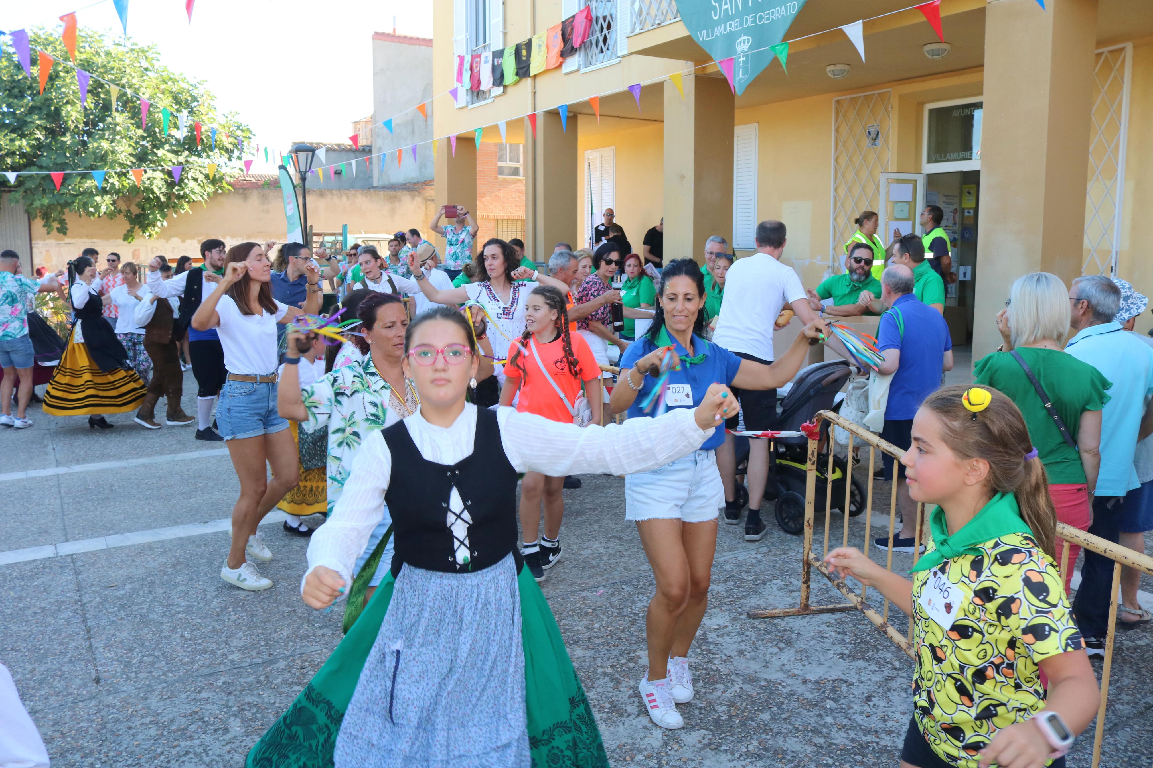 Villamuriel de Cerrato celebra San Roque con pan, queso y vino