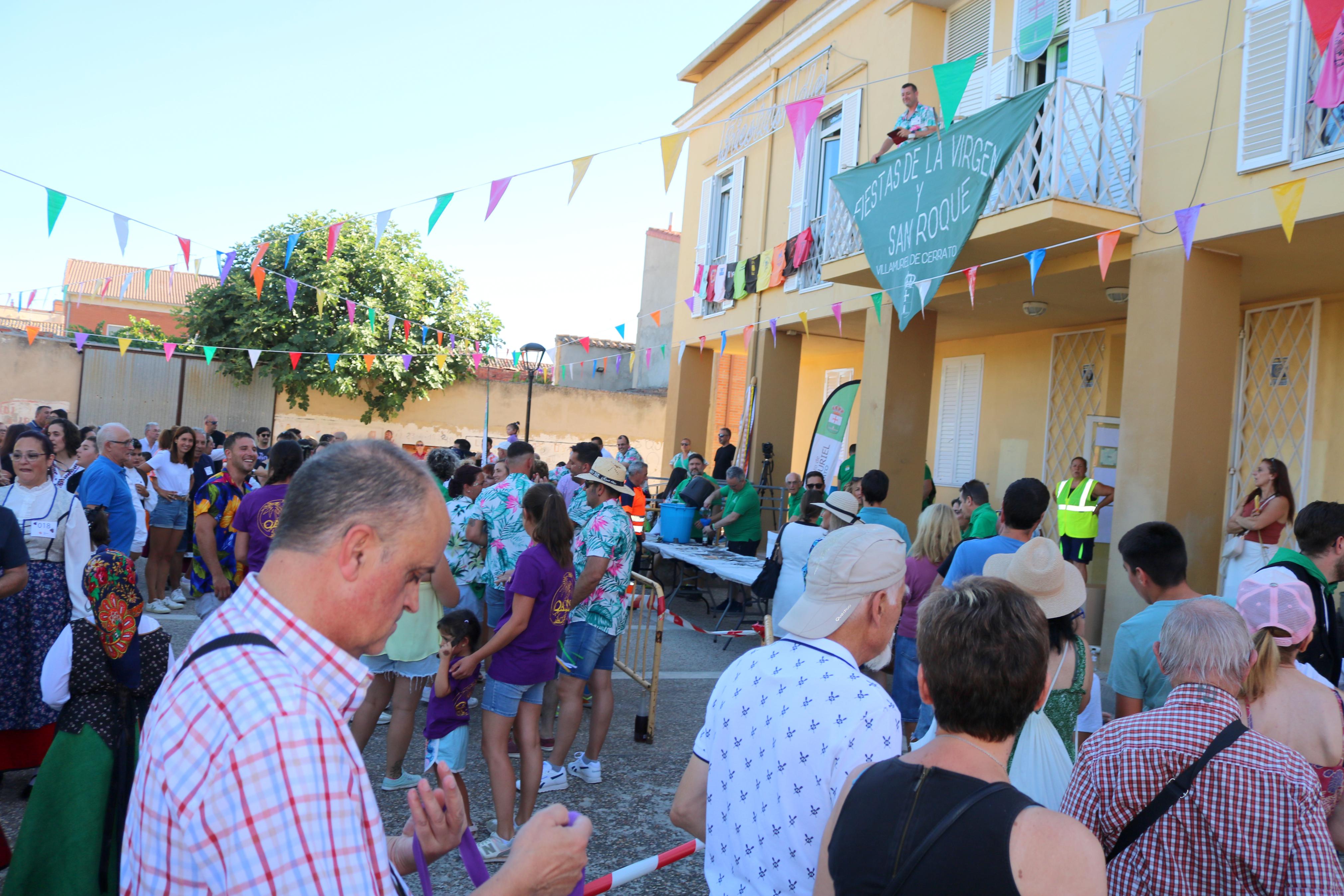 Villamuriel de Cerrato celebra San Roque con pan, queso y vino