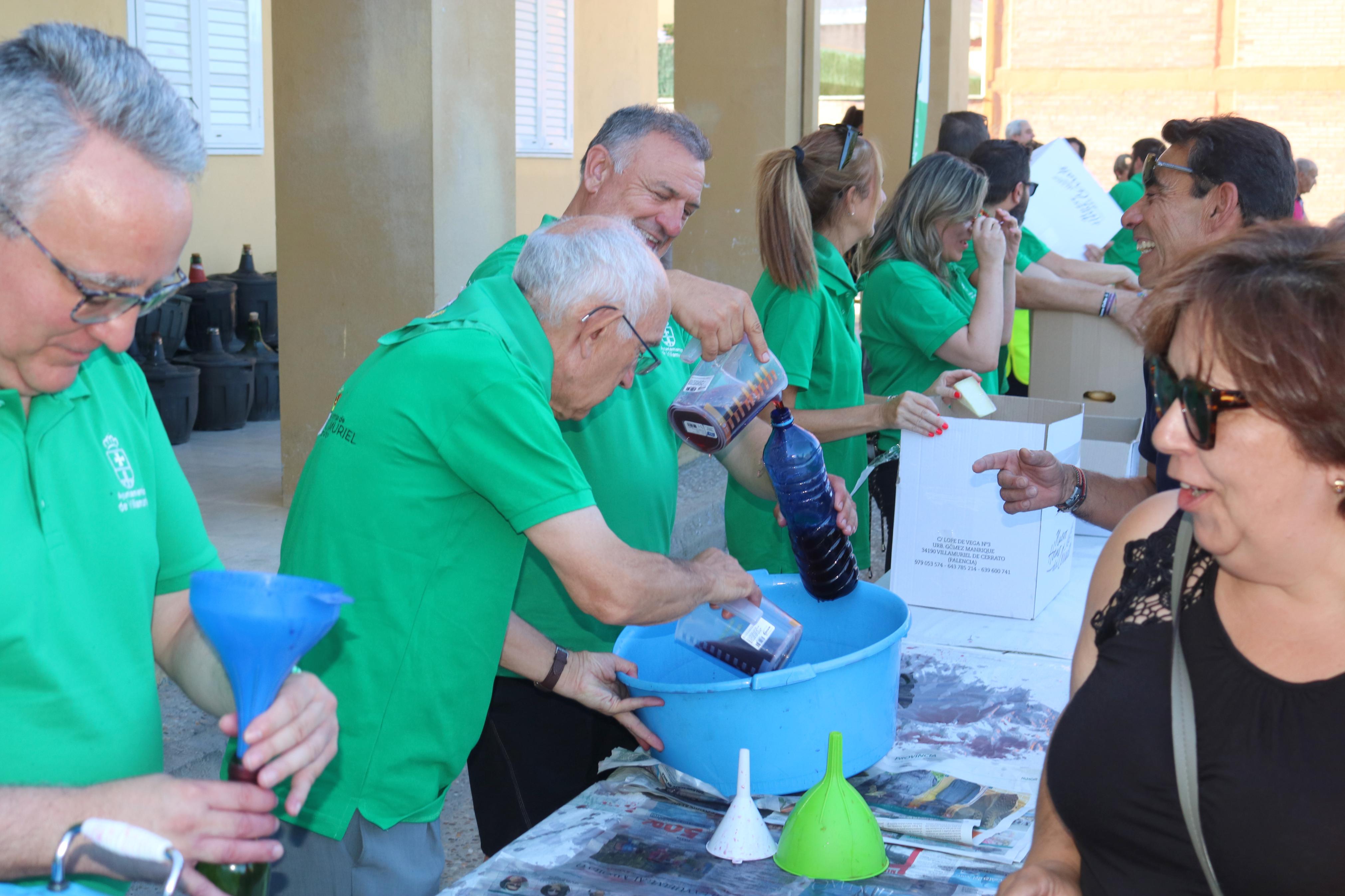 Villamuriel de Cerrato celebra San Roque con pan, queso y vino