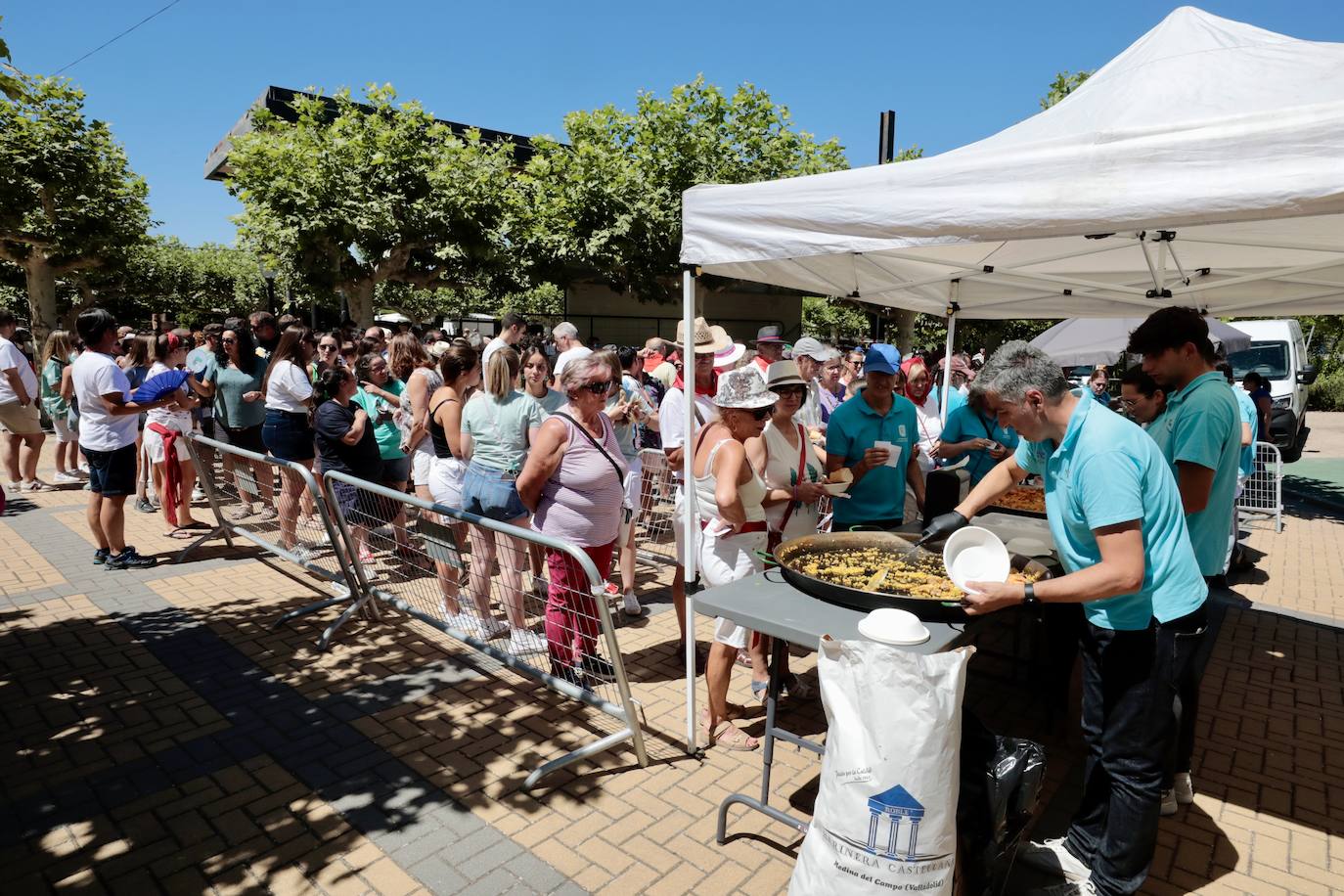 Paellada de fiestas en Tudela de Duero