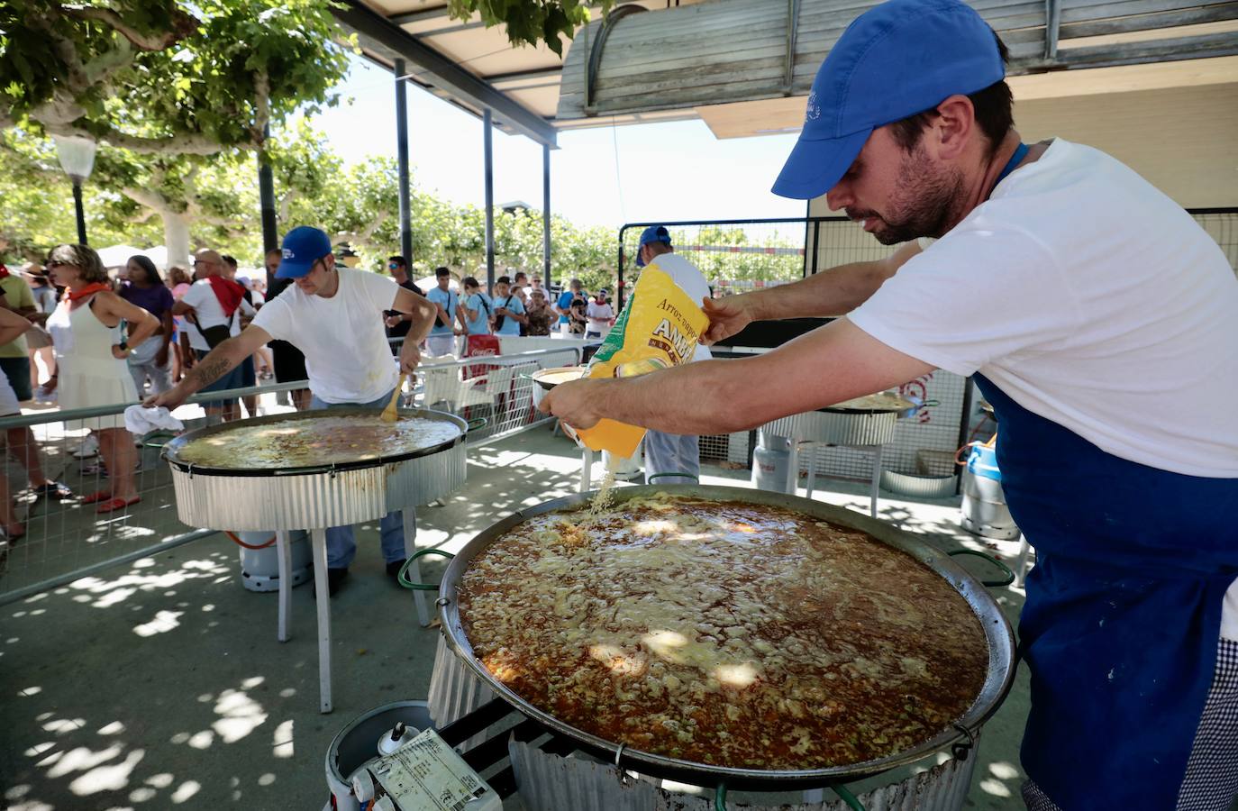 Paellada de fiestas en Tudela de Duero