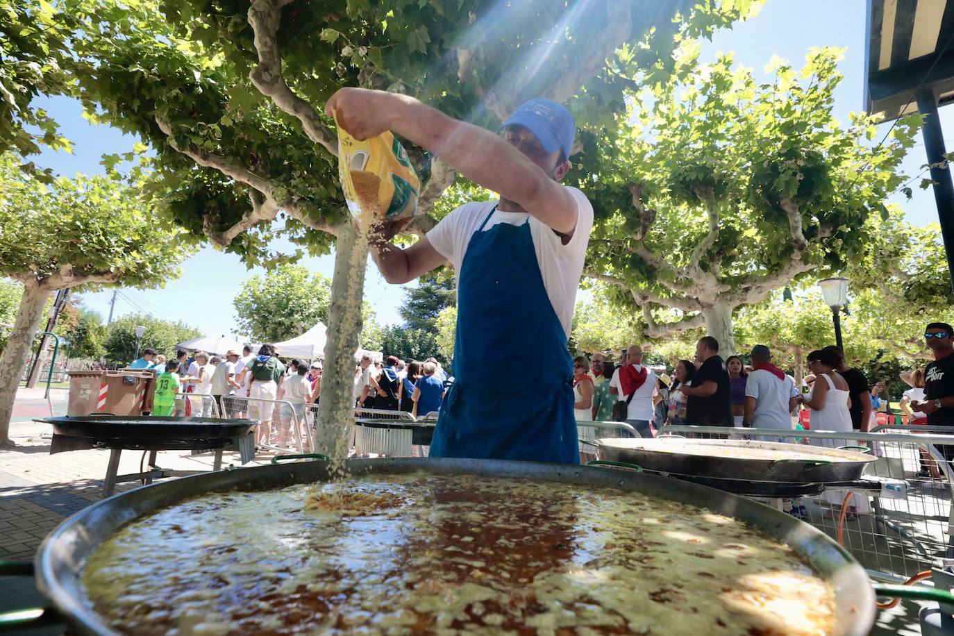 Paellada de fiestas en Tudela de Duero