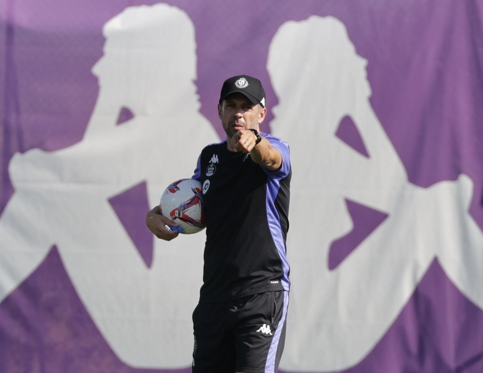 Paulo Pezzolano, durante un entrenamiento en la presente pretemporada.