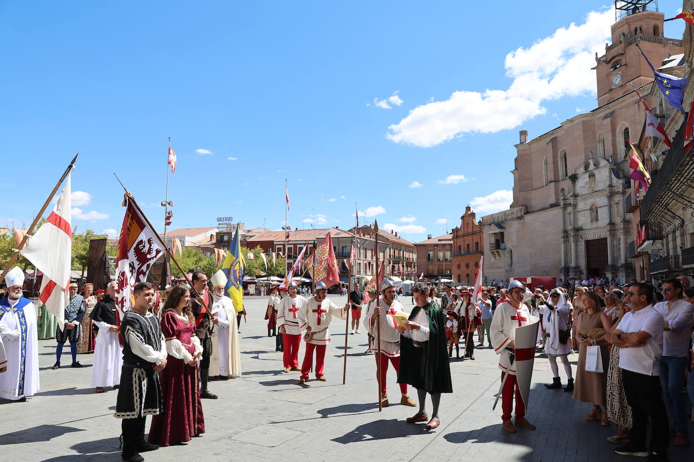 Imágenes de la recreación renacentista de Medina del Campo