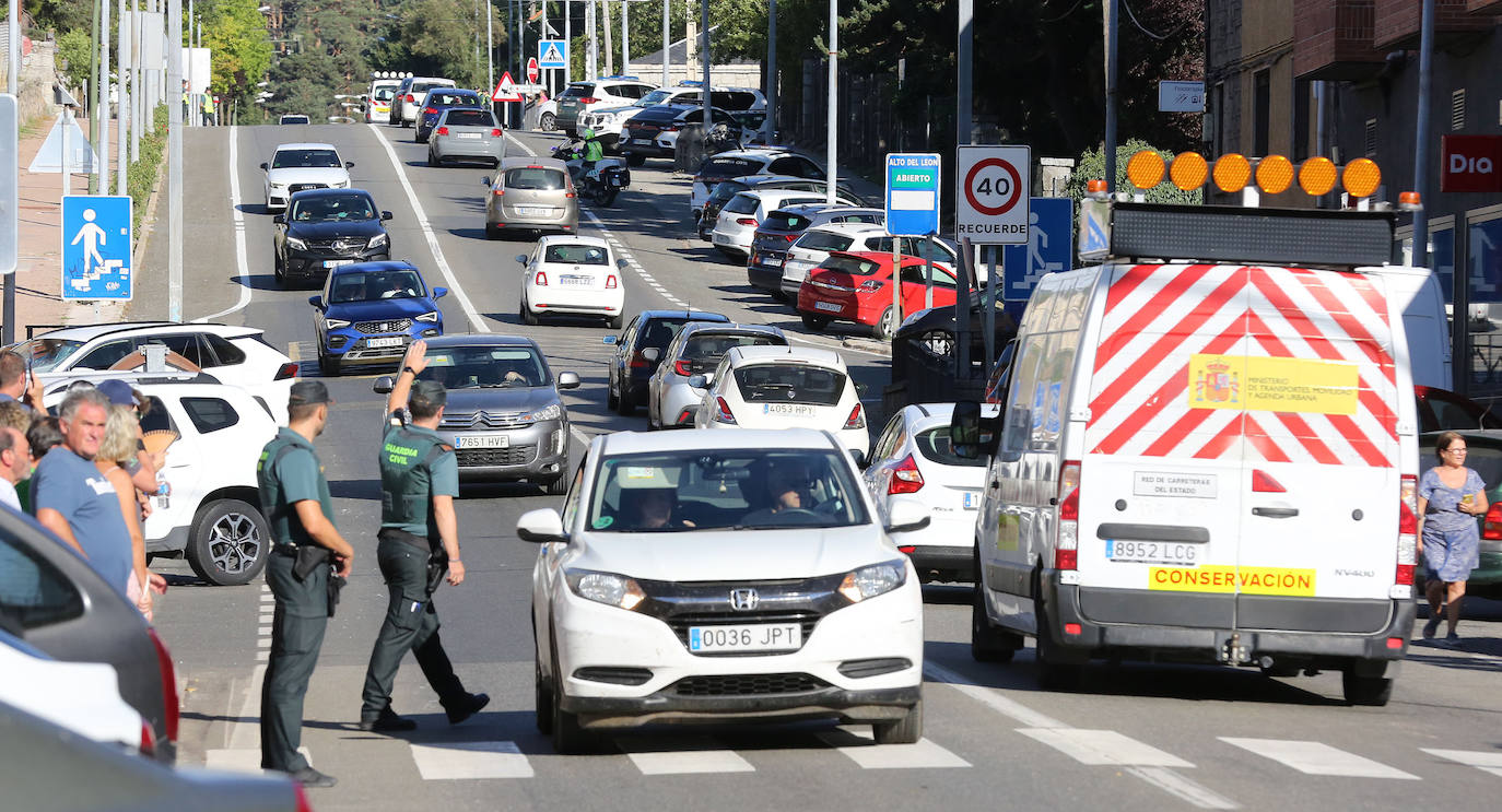 Fotos de la protesta en la travesía de San Rafael