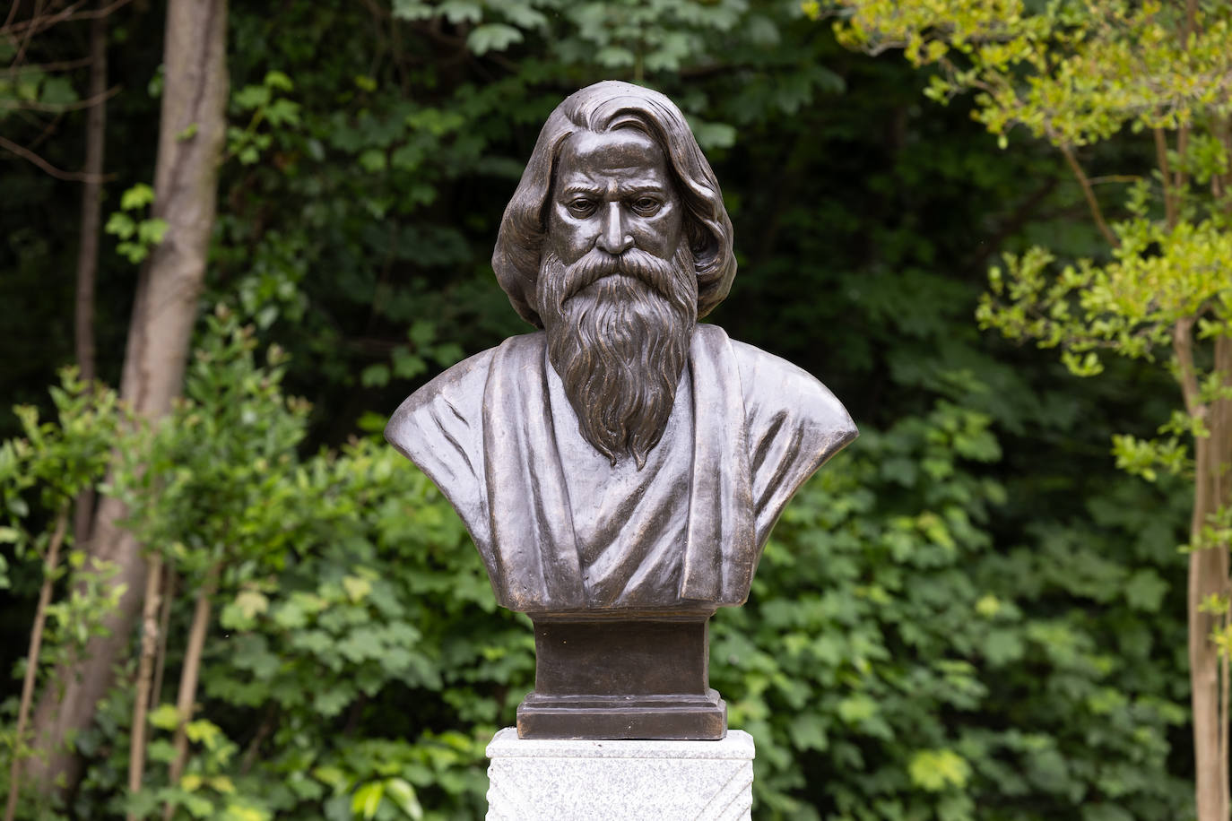 El busto de Rabindranath Tagore, 