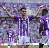 Tres de tres para Moro, el nuevo goleador del Pucela