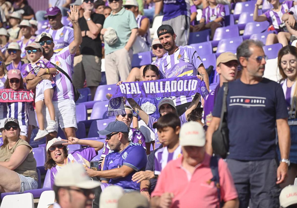 Búscate en la grada del estadio José Zorrilla