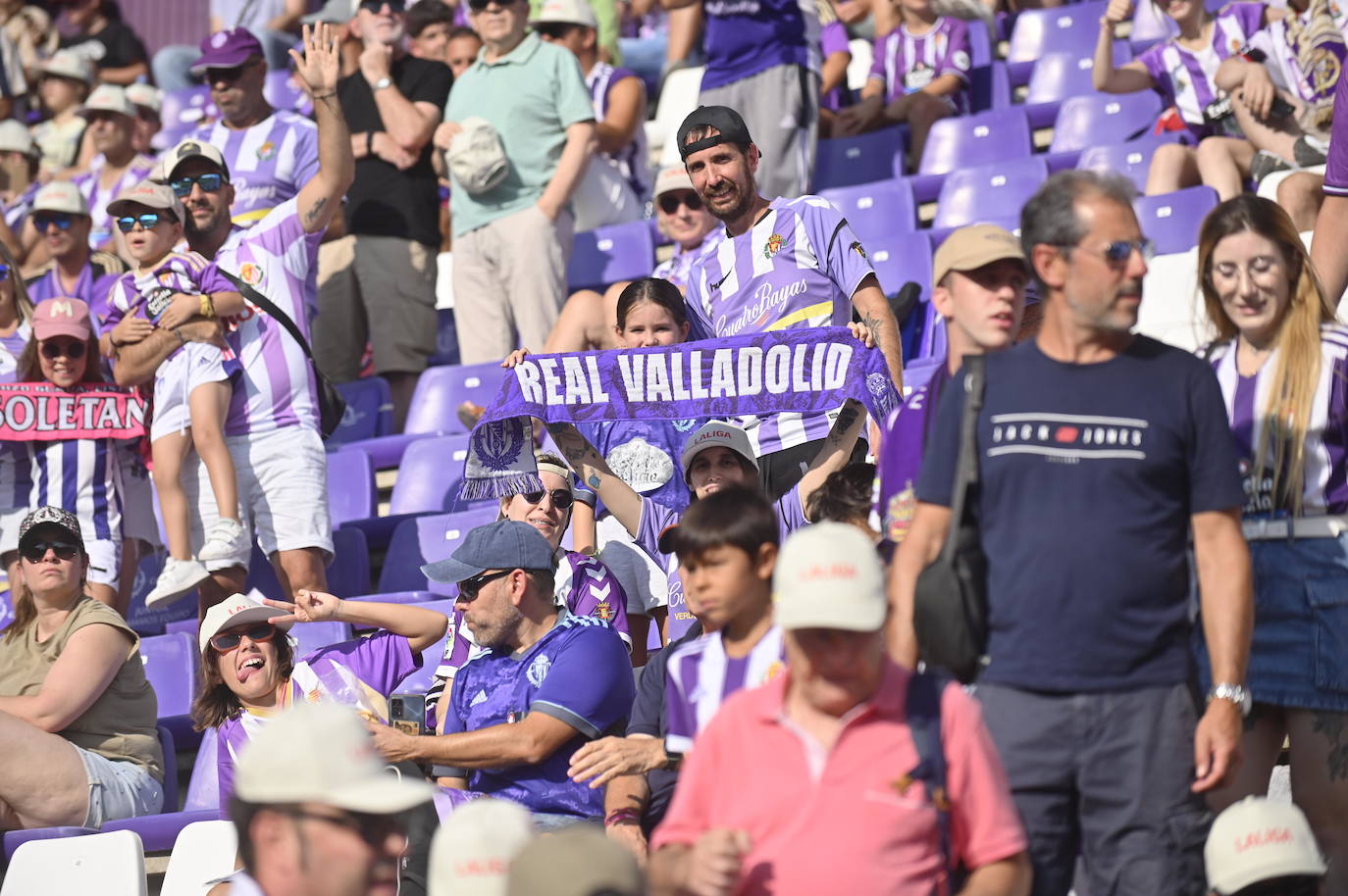 Búscate en la grada del estadio José Zorrilla