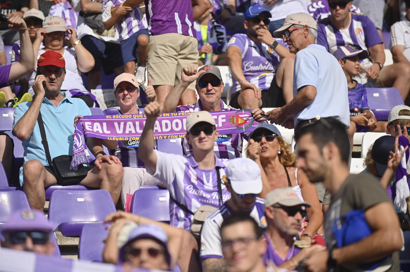 Búscate en la grada del estadio José Zorrilla