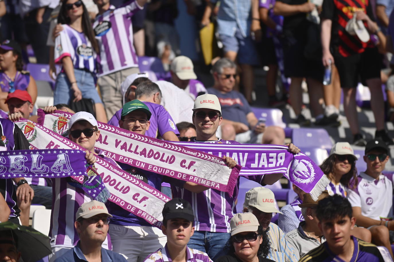 Búscate en la grada del estadio José Zorrilla