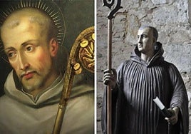 San Bernardo de Claraval y San Filiberto de Tournus.