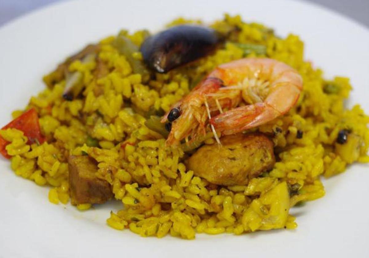 Arroz con marisco