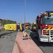 Un muerto y cinco heridos en un accidente entre un turismo y una ambulancia en Ávila