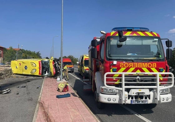 Una ambulancia, en una imagen de archivo.