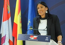 Ana Sánchez, secretaria de Organización del Partido Socialista de Castilla y León en una imagen de archivo.