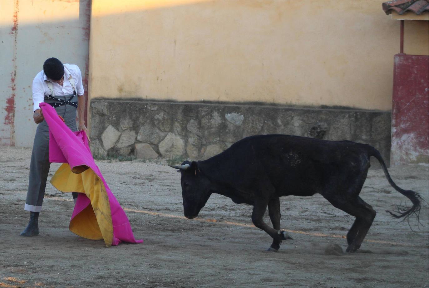Emilio de Justo celebra una tienta antes de enfrentarse a seis toros en Valladolid