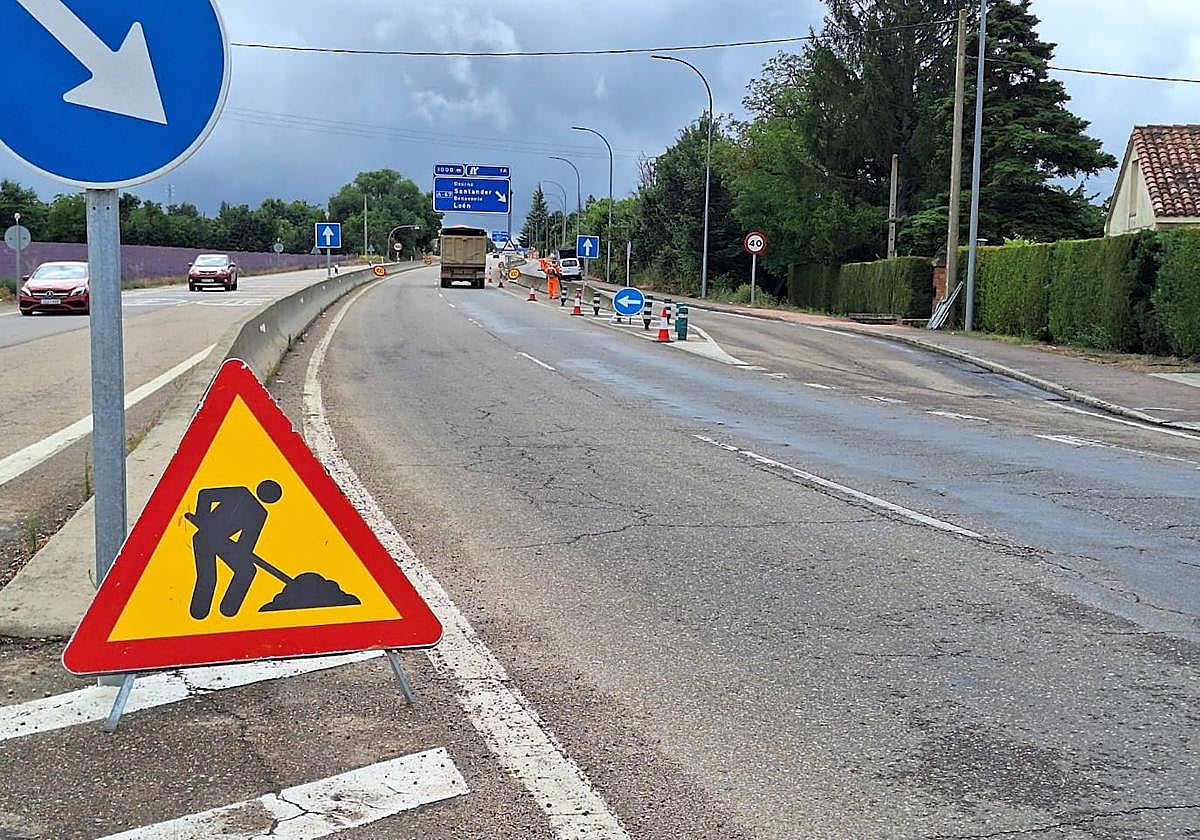 Mejoras en una vía de titularidad de la Junta en el entorno de la capital.