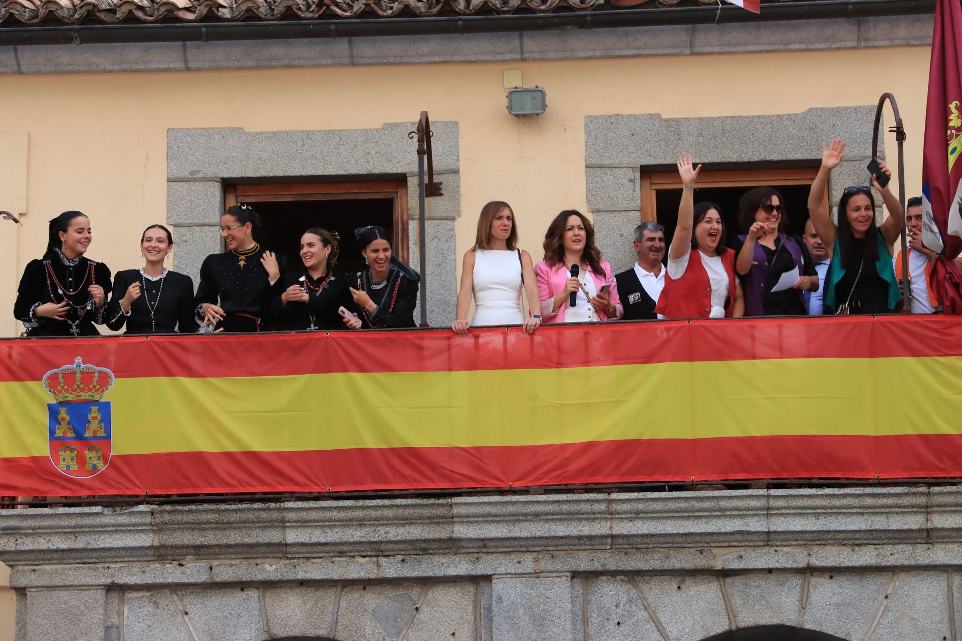 Fotografías del comienzo de las fiestas en Villacastín