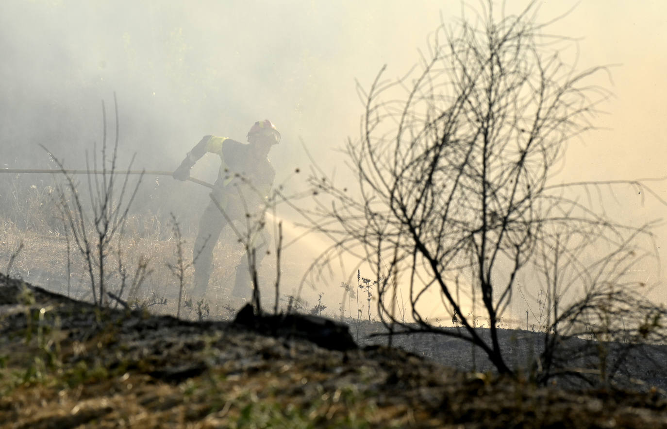 Los Bomberos sofocan dos incendios este viernes en Valladolid