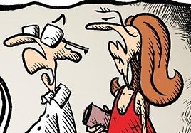 La viñeta de Sansón: 'Tres tenedores punto cero'