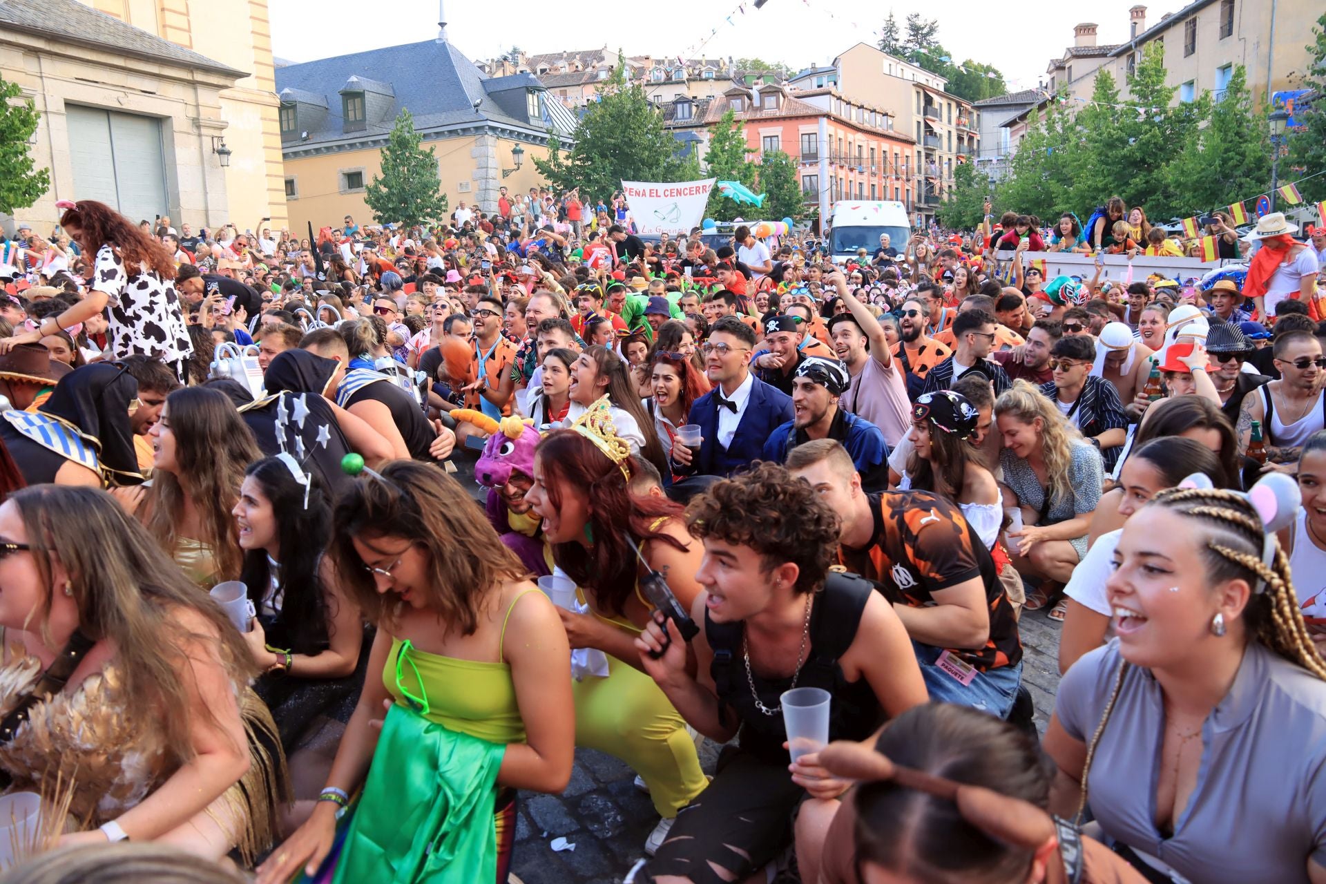 Fotos del inicio de las fiestas en el Real Sitio de San Ildefonso