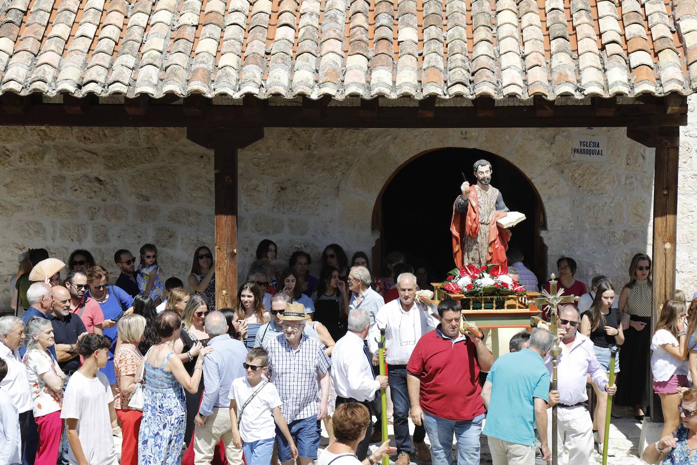 Procesión de San Bartolomé en Fompedraza