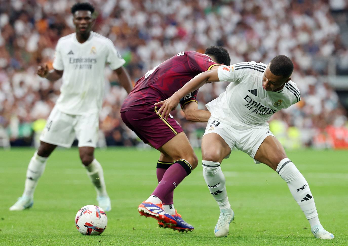 Las imágenes del partido entre el Real Madrid y el Real Valladolid