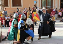 Nombramiento de los caballeros cristianos en Monzón.