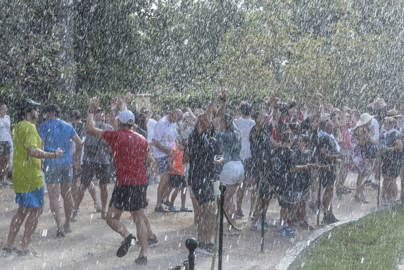 Así corren las fuentes: las mejores fotos
