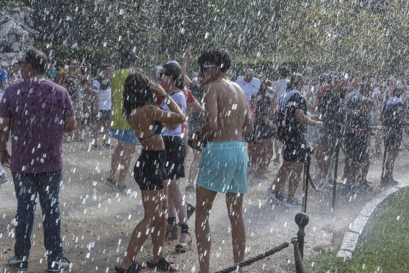 Así corren las fuentes: las mejores fotos