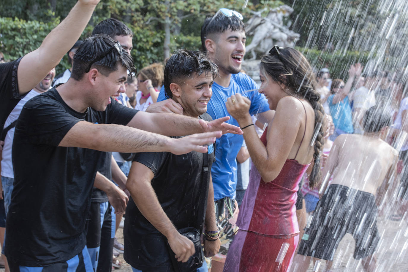 Así corren las fuentes: las mejores fotos