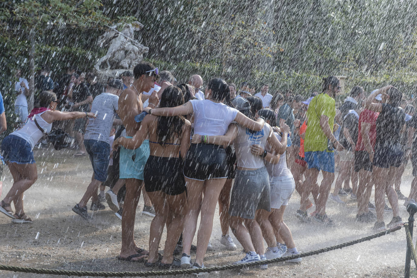 Así corren las fuentes: las mejores fotos