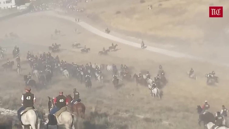 Tercer encierro de las fiestas de Cuéllar
